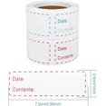 thumbnail image 2 of Pack of 250 Freezer Labels, Self-Adhesive Freezer Labels, Removable Date Labels, Food Labels for Office Kitchen, 2 of 5