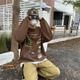 thumbnail image 5 of 2024 Nuevo en Y2K Sudadera gris vintage para hombre Sudadera holgada con cuello redondo de otoño Sudadera con capucha High Street Sudaredaras Hombre, 5 of 5