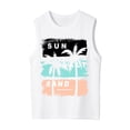 thumbnail image 6 of SGMVNU 2 Pack Girls Tank Tops Summer Casual Tropical Sleeveless Shirts Cartoon Printed Loose Fit Beach Tanks, Grey, White, Size 2-3 Years, 6 of 6