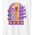 thumbnail image 3 of Disney Princess - Let Your Hair Down Rapunzel  - Women's Short Sleeve Graphic T-Shirt, 3 of 5