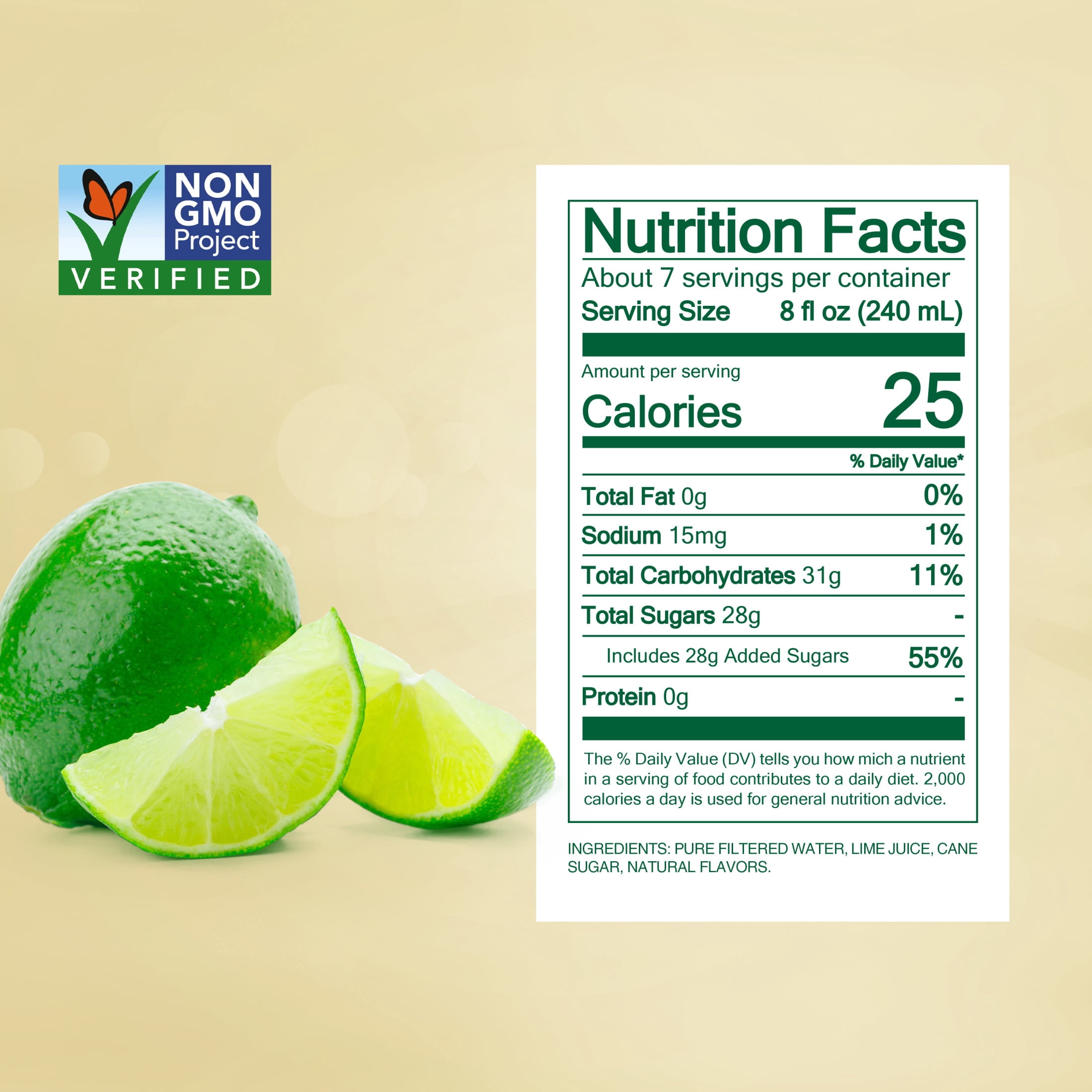 Simply Limeade Bottle, 52 fl oz