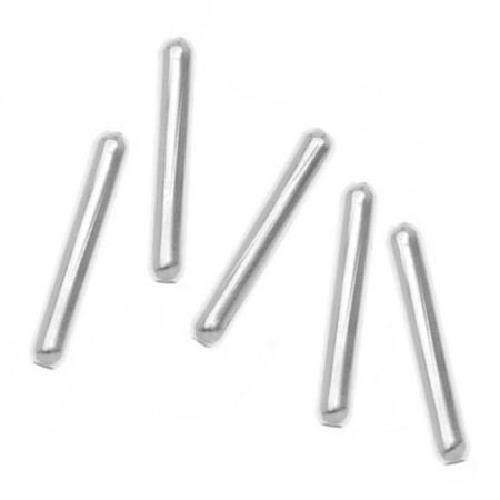 - Silver Plated Liquid Round End Tube Beads 10mm x 1.5mm (50)