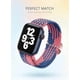 thumbnail image 2 of Braided Watch Bands Elastic Solo Loop Compatible for Apple Watch 7/6/SE/5/4/3/2/1, with Adjustable Buckle, Stretchy Sport Wristband for iWatch 38mm 40, 2 of 4