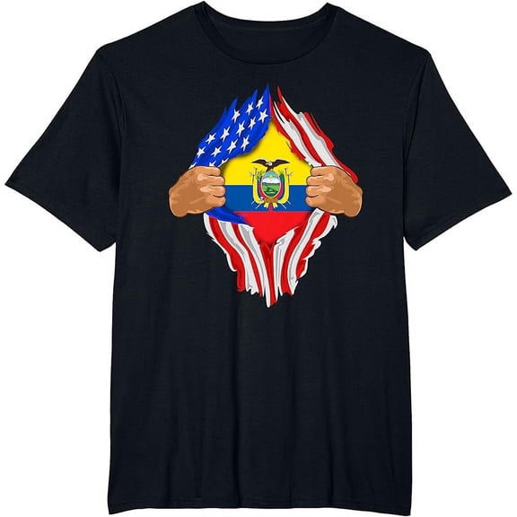 Ecuadorian Blood Inside Me T-Shirt | Ecuador Flag Gift