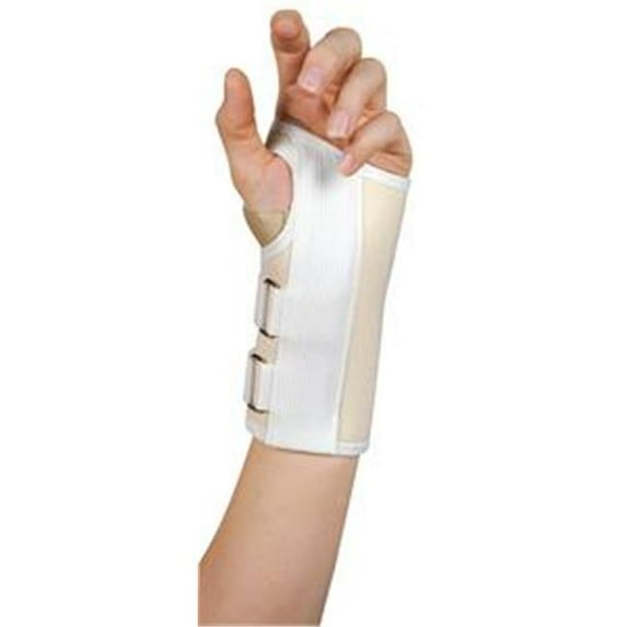 CARDINAL HEALTH SS4915088 Deluxe Carpal Tunnel Wrist Support, White - Small & Right