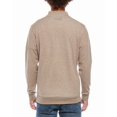 thumbnail image 2 of TravisMathew mens  Cloud 1/4-Zip Pullover, l, Brown, 2 of 3