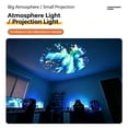 thumbnail image 2 of Ocean Projector Light - Fantasy Starry Sky Projector Galaxy Night Light with 5 Projection Patterns, USB Powered LED Starry Sky Lamp, 360 Degree Flexible Gooseneck Design, Bedroom Ceiling Decor, Mood, 2 of 9