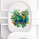thumbnail image 1 of Flowers Wall Sticker Living Room Bedroom Bathroom Toilet Removable Sticker, 1 of 7