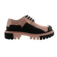 thumbnail image 2 of Dolce & Gabbana Nude Patent Leather Chunky Lace-Up Derby Shoes-EU35 for womens, 2 of 5