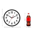 thumbnail image 2 of Reloj de pared AKCISOT de 35 cm, silencioso, no hace tictac, funciona con pilas, 2 of 8