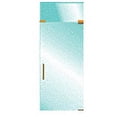 thumbnail image 5 of CRL PH34BS Brushed Stainless Wall Mounted Transom Patch With 1NT300 Insert, 5 of 5