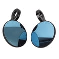 thumbnail image 1 of Motorcycle Round Bar End Mirrors Anti  Blue Mirror For M8 M10 Mirror Holders, 1 of 8