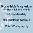 thumbnail image 5 of Life Extension Magnesium (Citrate), 100 mg, heart health, bone health, cardiovascular support, blood pressure health support, bioavailable formula, gluten free, non-GMO, vegetarian, 100 capsules, 5 of 10