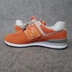 thumbnail image 5 of New Balance 574 Classic Mens 10.5 Orange Core Plus Varsity ML574EVO New No Box, 5 of 6