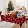 thumbnail image 4 of Guozer Red Party Tablecloth Disposable Tablecloth Waterproof Table Mat for Holiday Decoration, 4 of 7