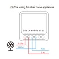 thumbnail image 3 of Módulo de interruptor Wi-Fi inteligente, miniinterruptor Wi-Fi inteligente Módulo de interruptor de luz inteligente DIY Interruptor Wi-Fi de primera línea, 3 of 8