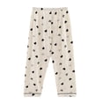 thumbnail image 5 of FUNDUFI Lounge Set For Women Short Sleeve Buttons Tops Long Pants Oversized 2Pcs Pjs Set Comfy Sleepewar Outfit Summer Nightwear, 5 of 9
