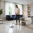 thumbnail image 6 of Spin Mop Bucket System with Clean & Dirty Water Separation - Dual Chamber Self-Wringing Floor Mop, Uses Fresh Water Every Time & Saves Water, 6 of 7