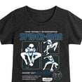 thumbnail image 3 of Marvel Your Friendly Neighborhood Spider-Man - Dark Digital - Toddler And Youth Girls Fitted Short Sleeve Graphic T-Shirt, 3 of 5