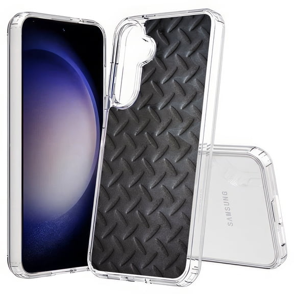 TalkingCase Slim Fit Phone Case Compatible for Samsung Galaxy S25(Not S25 Plus/Ultra), Steel Grate 9 Print, Lightweight,Flexible, USA Print