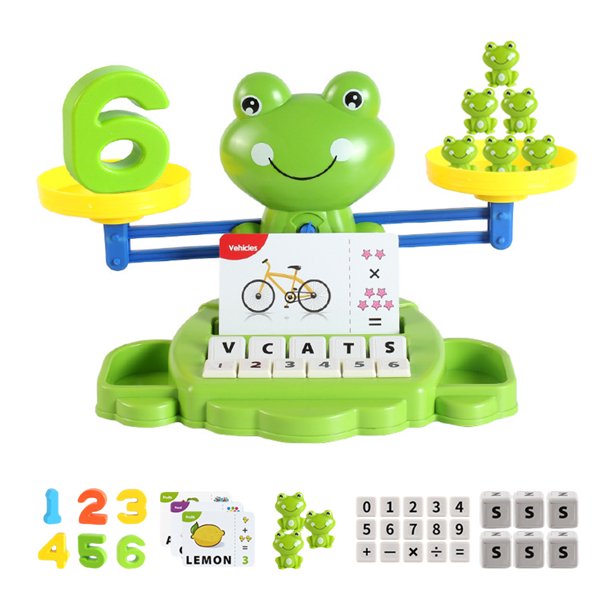 TAONMEISU Frog Balance Math Game Counting Scale Toy for Toddlers