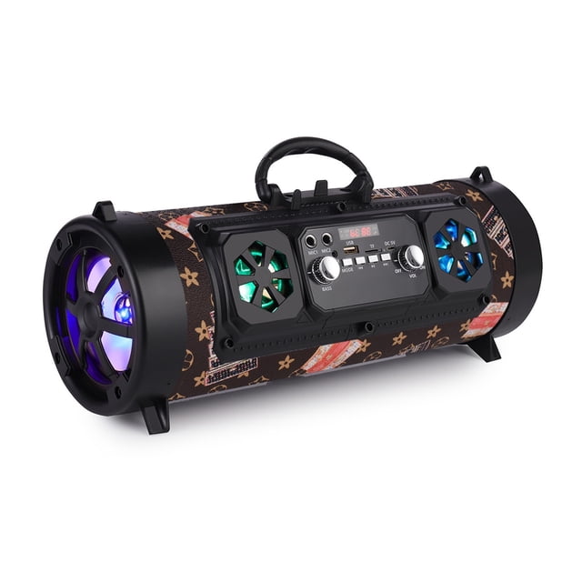 16W Portable Column Bluetooth Speaker Move KTV 3D Sound System Sound Bar Subwoofer Music Wireless Speaker Radio USB ,High Sound