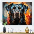 thumbnail image 1 of Designart art Mural de Chien, art Mural Pop art de Chien Inquisiteur I, Déco Murale de Chien, Toile Moderne Turquoise, 40x30 Pouces, 1 of 5