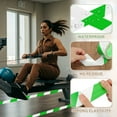 thumbnail image 4 of Uxcell Floor Marking Tape, Self-Adhesive Warning Safety Tape Caution Stripe for Walls Floors ["3.1 Inch x 110 ft"] Green/White, 4 of 7