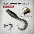 thumbnail image 4 of Goture coiled tail soft bait perfect soft plastic artificial bait, suitable for bass, Trout, Crappie, Panfish, Perch and a variety of fish, coiled tail swimming bait Crappie bait, a package of 20, 4 of 9