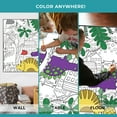thumbnail image 3 of Giant Coloring Poster - Premium Jumbo Coloring Sheets for Kids & Adults with Thick Bleed-Resistant Pages, Use on Floor, Wall, or Table, Use With Alcohol Based Markers (60” x 42”, Dino), 3 of 6