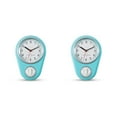 thumbnail image 4 of relayinert Accurate Kitchen Wall Clock Easy To Read Accurate Timekeeping Durable Construction Timeless blue 2Set, 4 of 6
