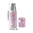 thumbnail image 3 of FSTDelivery Portable 10ml Perfume Spray Bottle Sample Vials, Shiny Rhinestone Cosmetic Bottle Mini Perfume Spray Dispensers, Vials Refillable Sprayer Makeup Tool for Travel Carrying, Pink, 3 of 6