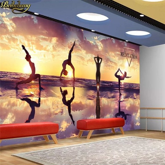 Papier Peint 3D Course Entraînement Physique SKU WAL0290