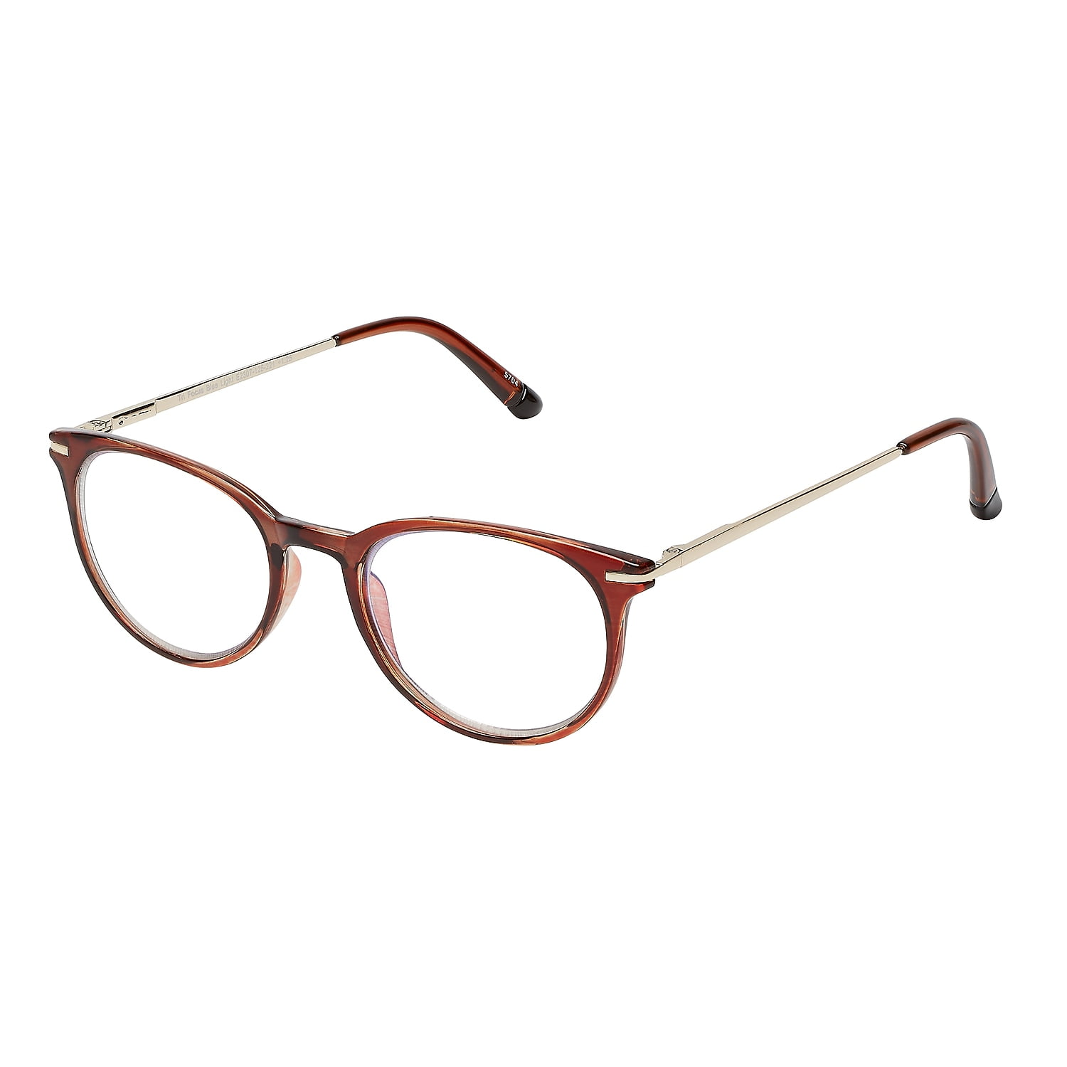SAV Tri-focus Blue Light +2.00 Reading Glasses Brown (E2307)