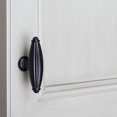 thumbnail image 4 of GlideRite 2-1/2 in. Fluted Cabinet Knob, Matte Black, Pack of 10, 4 of 4