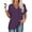 70-PURPLE, variant on SHIBEVER Womens Tops Summer Short Sleeve Shirts for Women V Neck T Shirts for Women Black Casual Tunic Tops for Women Loose Fit L