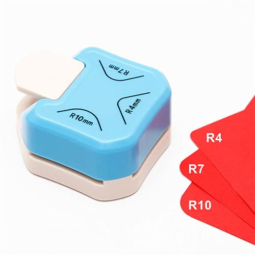 R4 R7 R10 3 In 1 Corner Rounder Paper Punches Border Punch Round Corner  Paper Cutter Card Scrapbooking for DIY Handmade Crafts
