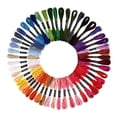 thumbnail image 4 of Advancent 50 Uds. De hilos de rama de línea de seda para bordado de colores aleatorios, hilo similar, madeja de hilo de punto de cruz, hilo de Artesanía, 4 of 6