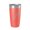 Coral, variant on Tacoma Lakes Map Tumbler Travel Mug Insulated Laser Engraved Coffee Cup Maine 20 oz Green
