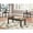 Espresso, variant on Dark Gray Living Space Table Compilation - 3pcs With 1x Coffee And 2x End Tables, Contemporary Style, , Particle Board, Rubberwood Room Classic &