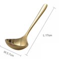 thumbnail image 2 of 18/8 Stainless Steel Mini Ladle Deep Soup Spoon Large Serving Spoon Ramen Spoon 6.7inch Short Handle, 2 of 2