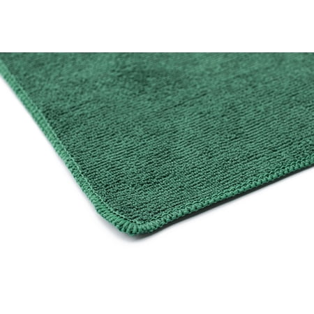 The Rag Company - Sport & Workout Towel - Gym Towels - 320gsm, 16in x 27in, Dark Green (3 Pack)