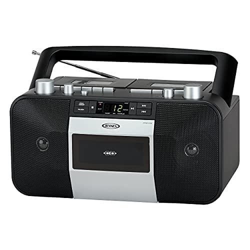 Jensen Système de Musique avec Lecteur CD/MP3 & Double Cassette & Enregistreur