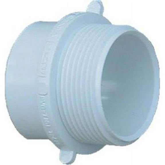 1 1/2" Spigot P Trap Adapter PVC DWV