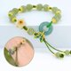 thumbnail image 1 of Pulsera de Piedra Natural, Pulsera para Mujeres, Pulsera de Jade Falso con Pendiente de Mariposa de Amor Flor de Melocotón, Lujo Pequeña, Pulsera tejida a mano de Pequeña Producción Masiva de Pequeños, 1 of 7