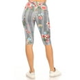 thumbnail image 3 of Women's Casual Workout Comfy Stretch Elastic Waist Burmuda Leggings Short Pant, 3 of 5