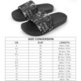 thumbnail image 2 of GZHJMY Stylish Slides for Women Men, Coffee Elements Black Background Soft Flexible Slip-on Sandals Slippers, 2 of 7