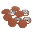 thumbnail image 1 of 10uds 40L Botones de costura Unique Bargains de metal Redondo 25mm Aleación Naranja, 1 of 5