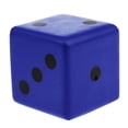 thumbnail image 1 of Dados de esponja dados de punto de espuma que juegan dados para el juguete de ventición de enseñanza de matemáticas Azul CUTICAT Dados de esponja, 1 of 8