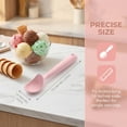 thumbnail image 7 of REGALWOVEN Ice Cream Scoop, Aluminum Alloy Hangable Ice Cream Scooper, Comfortable Ergonomic Handle, Easy Release for Gelato Pink-1Pcs 7.5 in, 7 of 7